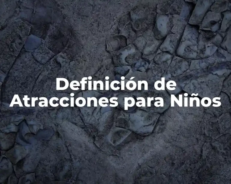 Definición de Atracciones para Niños