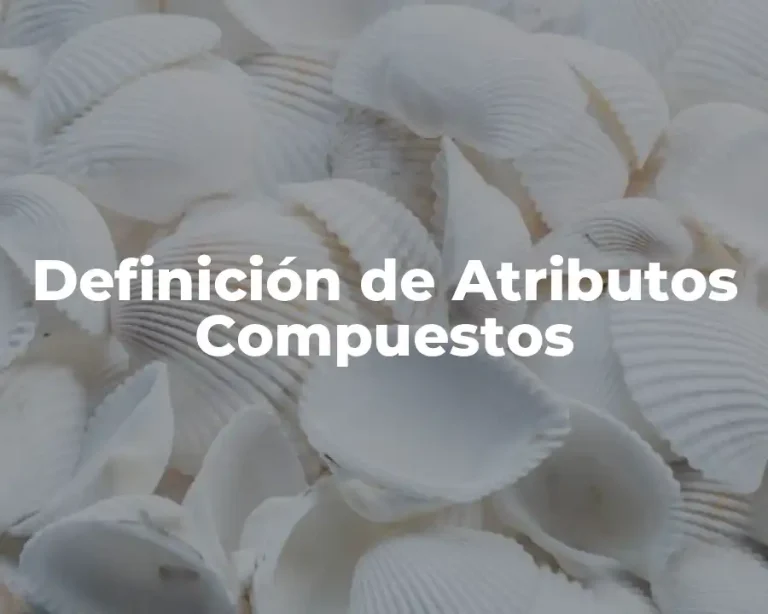 Definición de Atributos Compuestos