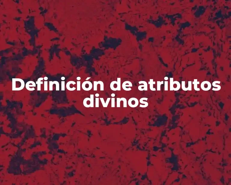 Definición de atributos divinos