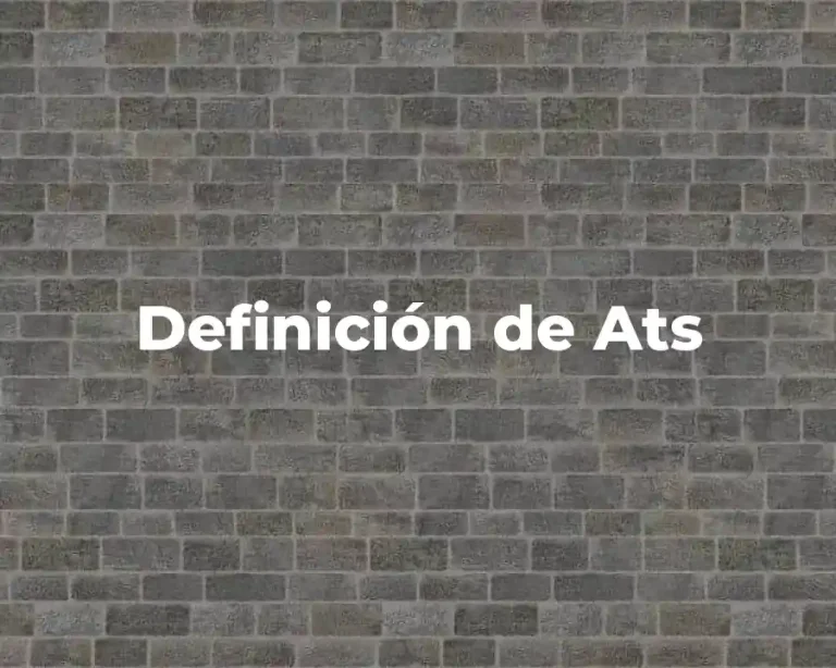 Definición de Ats