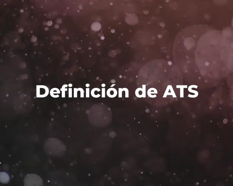Definición de ATS