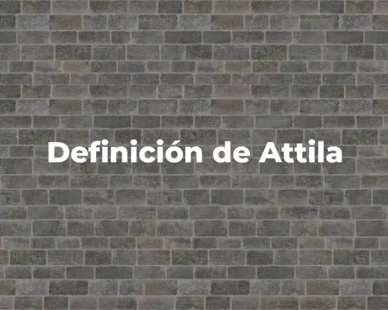 Definición de Attila