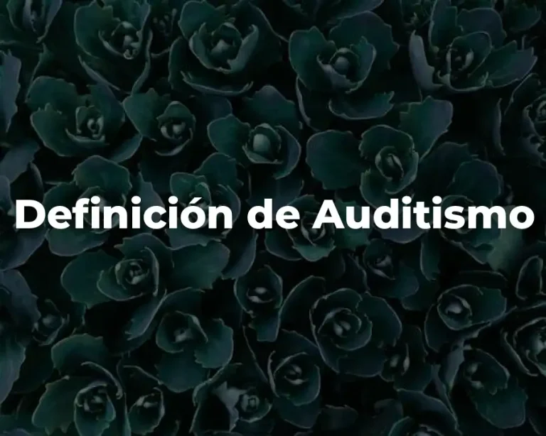 Definición de Auditismo