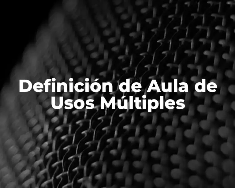 Definición de Aula de Usos Múltiples