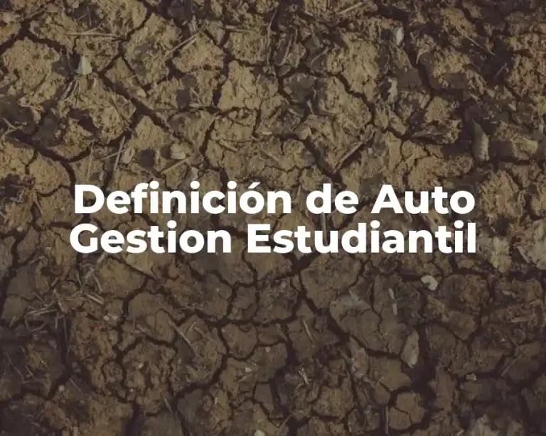 Definición de Auto Gestion Estudiantil