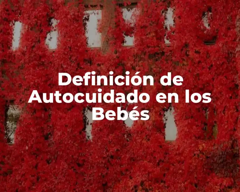 Definición de Autocuidado en los Bebés