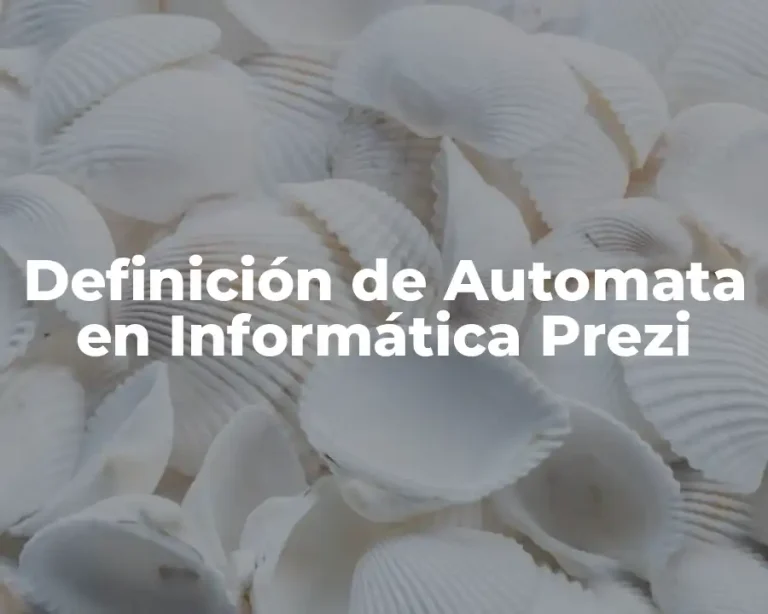 Definición de Automata en Informática Prezi