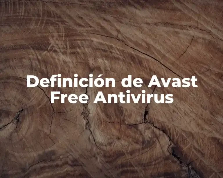 Definición de Avast Free Antivirus