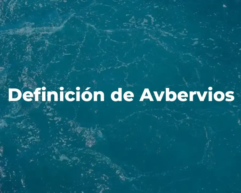 Definición de Avbervios