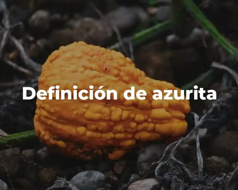 Definición de azurita