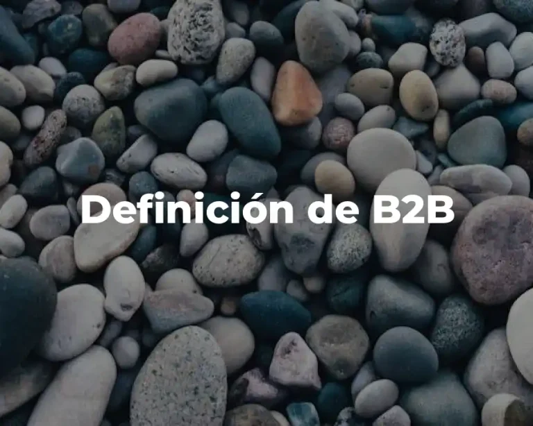 Definición de B2B
