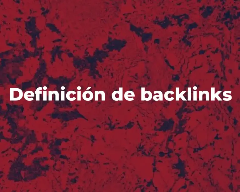 Definición de backlinks