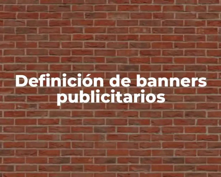Definición de banners publicitarios