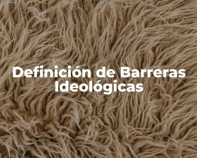 Definición de Barreras Ideológicas