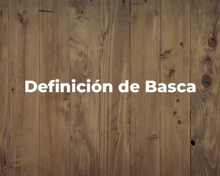Definición de Basca