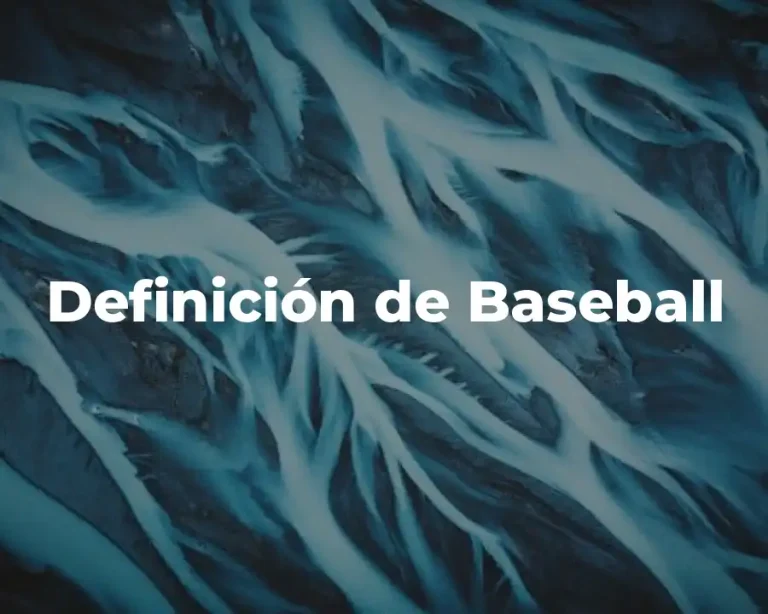 Definición de Baseball