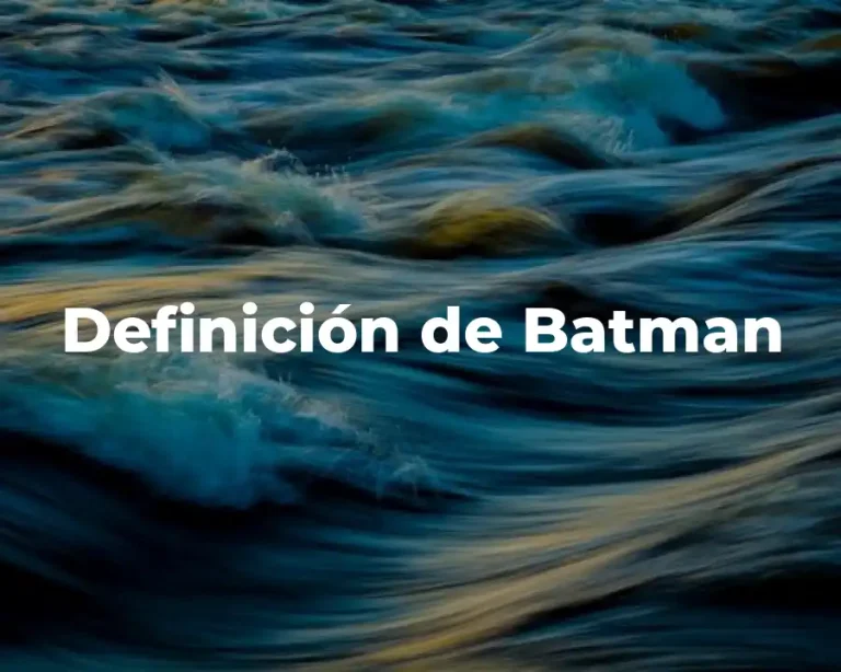 Definición de Batman
