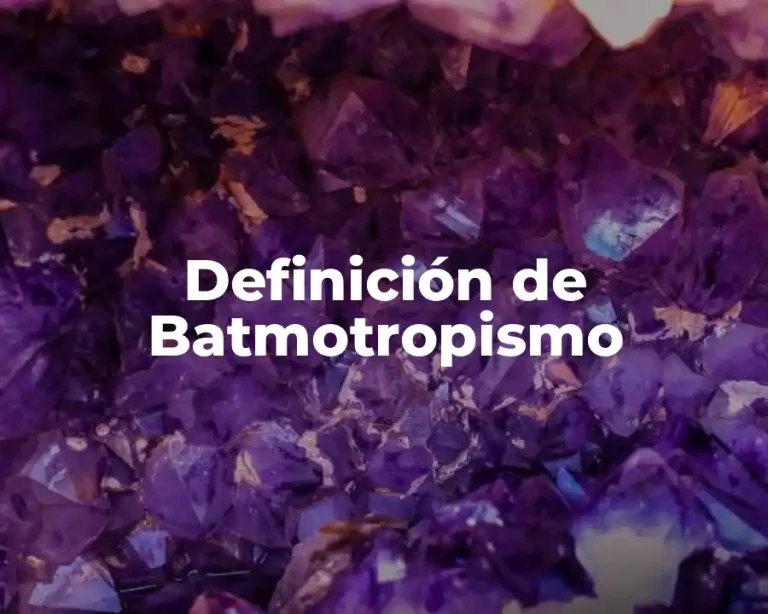 Definición de Batmotropismo
