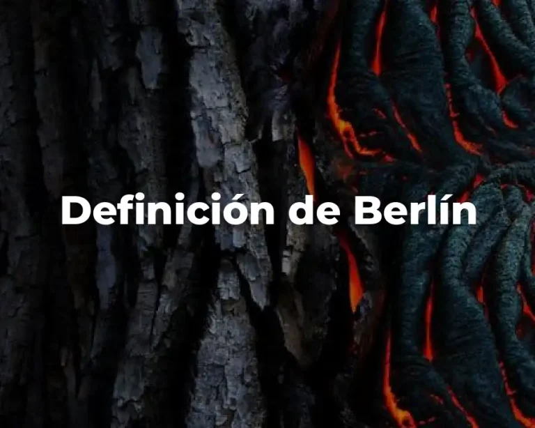 Definición de Berlín