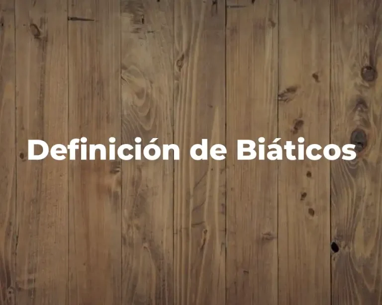 Definición de Biáticos