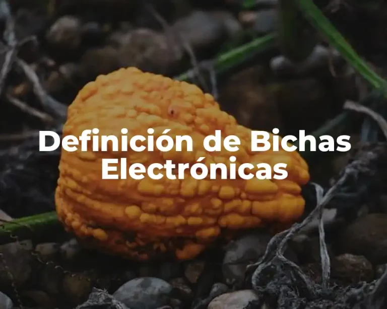 Definición de Bichas Electrónicas