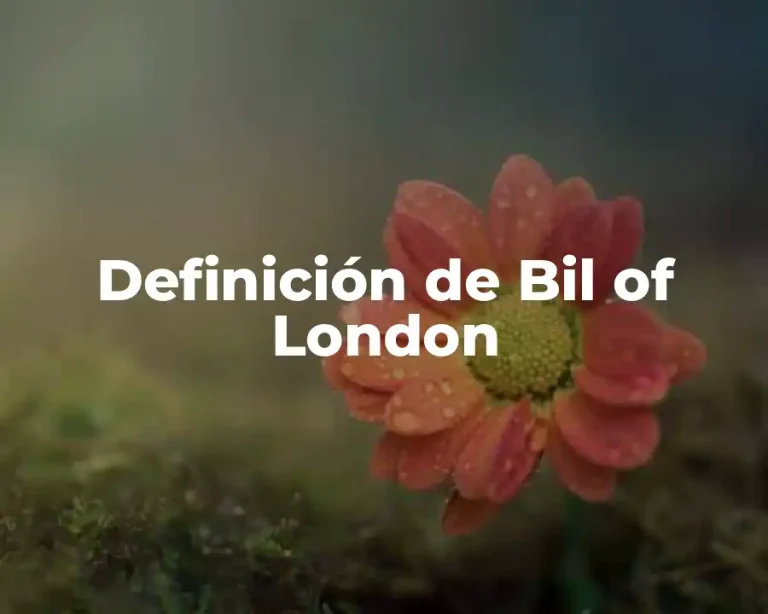 Definición de Bil of London