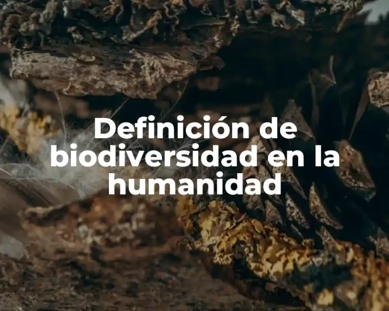 Definición de biodiversidad en la humanidad