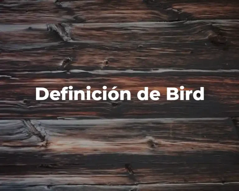 Definición de Bird