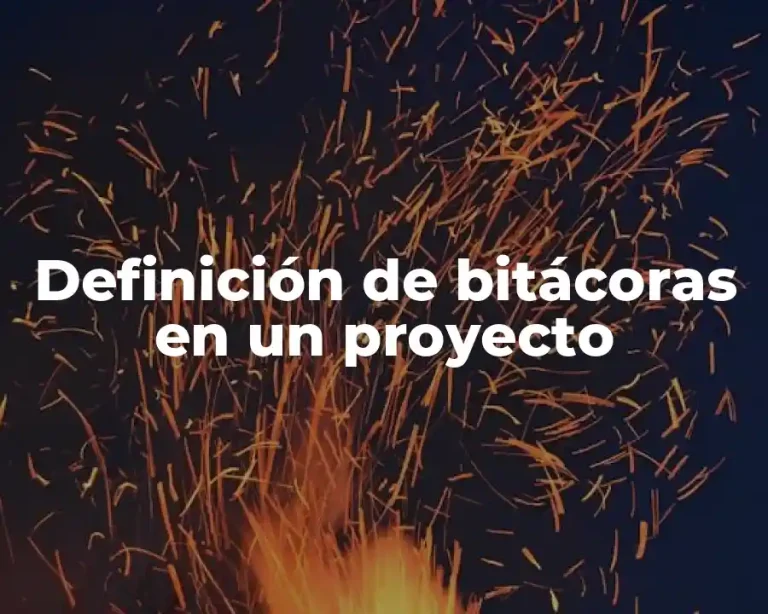 Definición de bitácoras en un proyecto