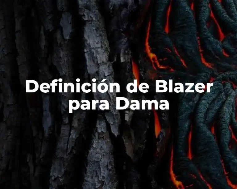 Definición de Blazer para Dama