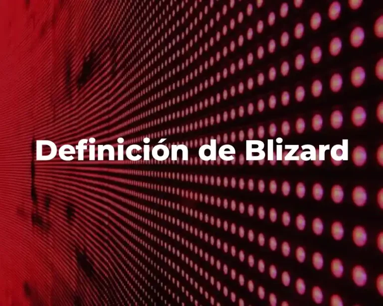 Definición de Blizard