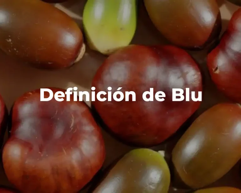 Definición de Blu