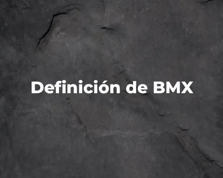Definición de BMX