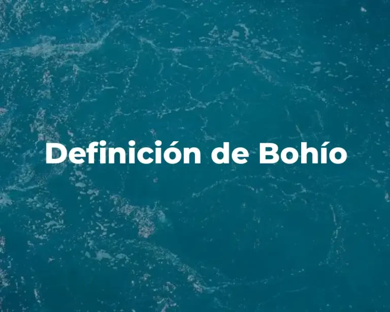 Definición de Bohío