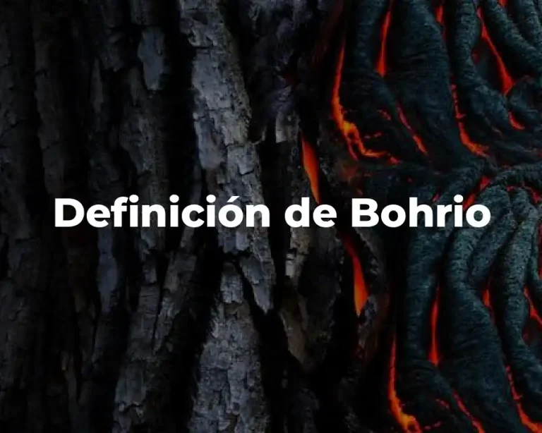 Definición de Bohrio