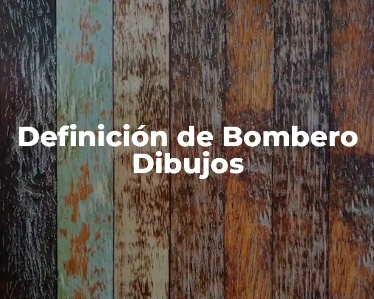 Definición de Bombero Dibujos