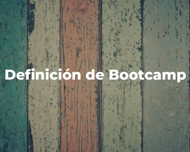Definición de Bootcamp