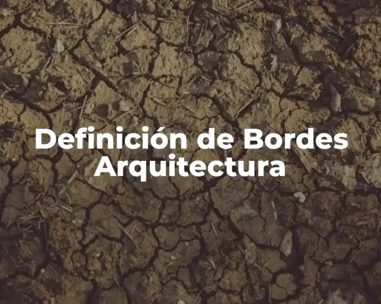 Definición de Bordes Arquitectura