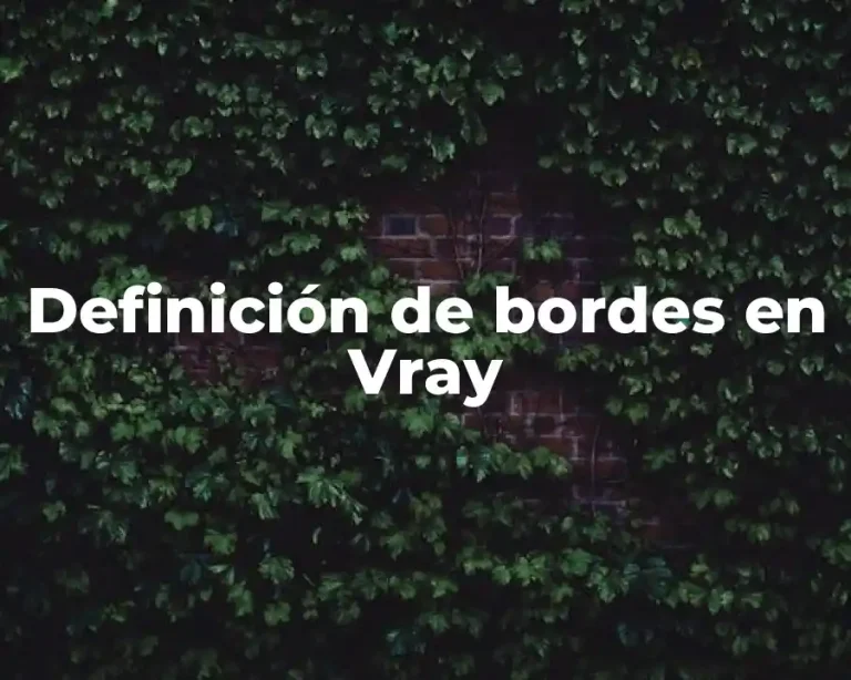 Definición de bordes en Vray