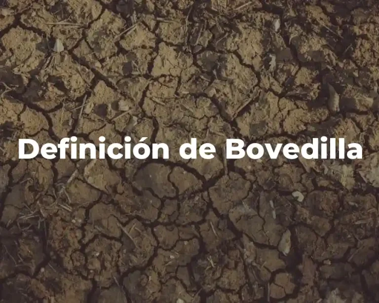 Definición de Bovedilla