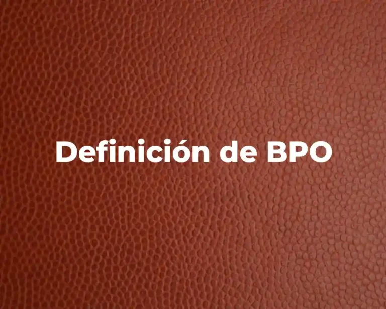 Definición de BPO