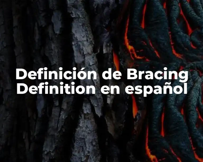 Definición de Bracing Definition en español