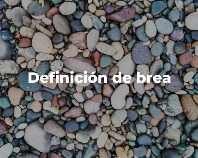 Definición de brea