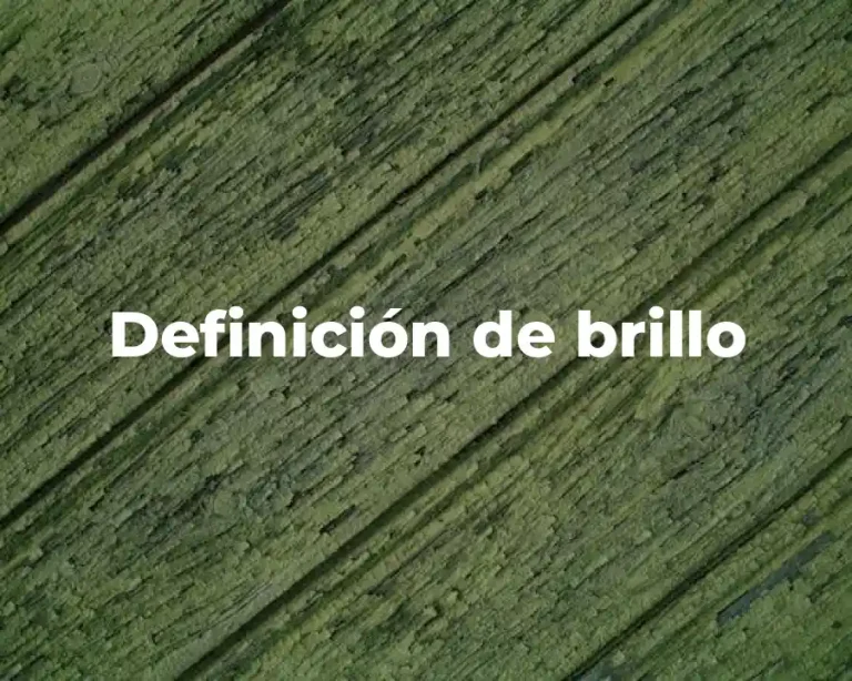 Definición de brillo