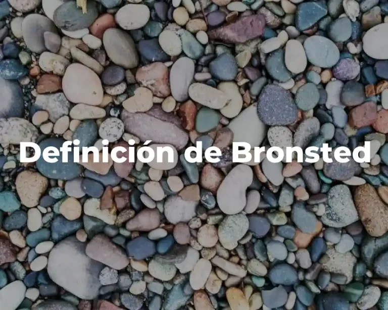 Definición de Bronsted