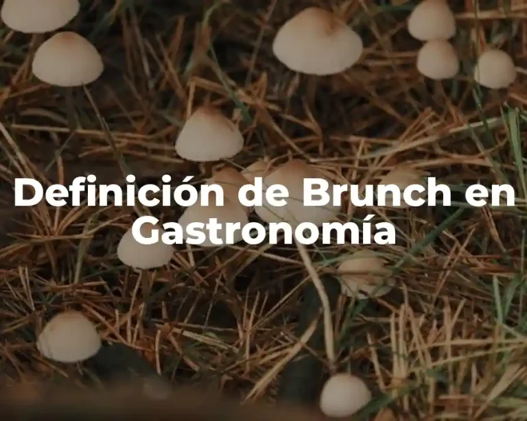 Definición de Brunch en Gastronomía