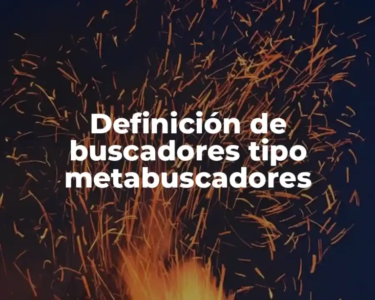 Definición de buscadores tipo metabuscadores