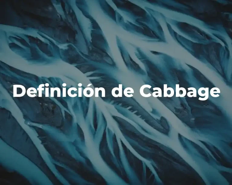 Definición de Cabbage