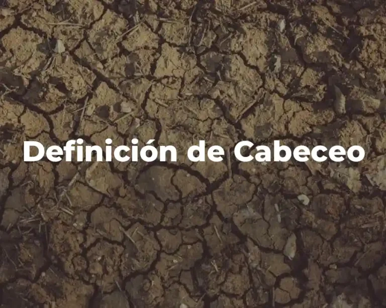 Definición de Cabeceo