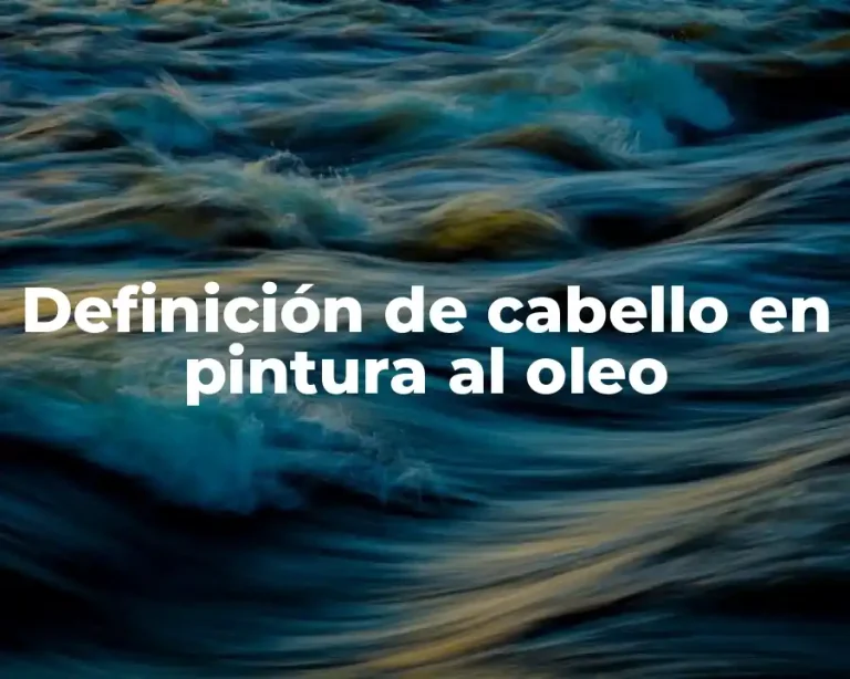 Definición de cabello en pintura al oleo
